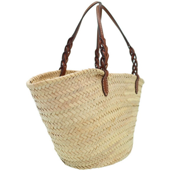 Prada Woven Palm Leather Tote Bag - Picture 2 of 9